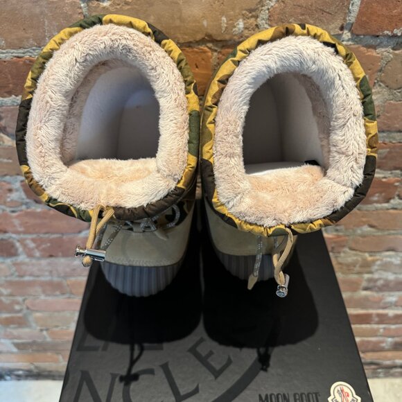 Moncler x Palm Angels x Moon Boot Camo Suede Winter Boots - Picture 5 of 6